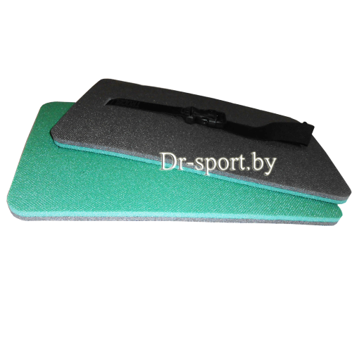 Коврик сиденье зеленый/антрацит